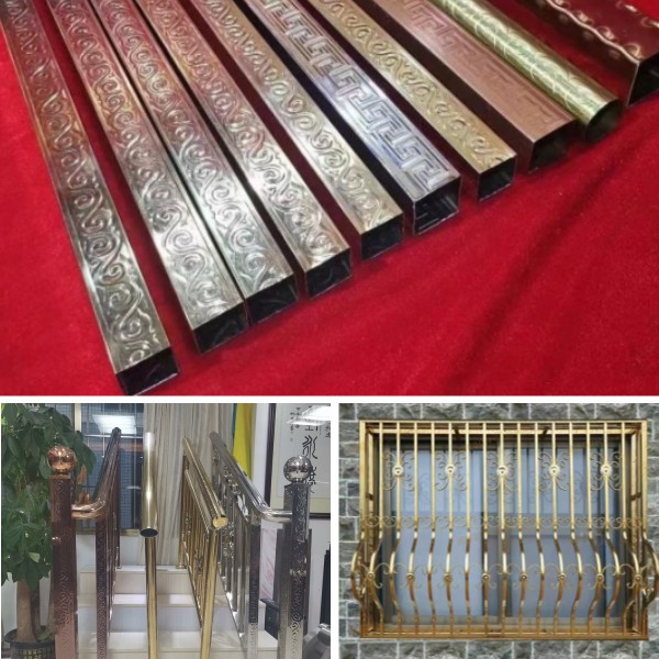 304不銹鋼彩色管應用