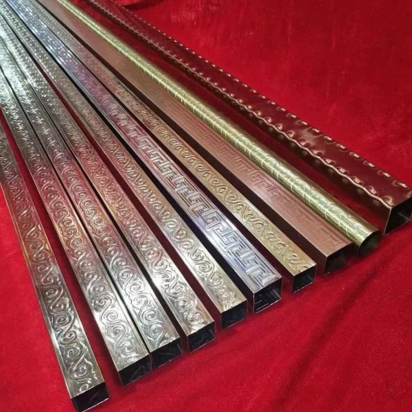 不銹鋼彩色花紋管