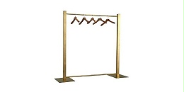 管鋼強定制加工的不銹鋼服裝架有什么優勢？