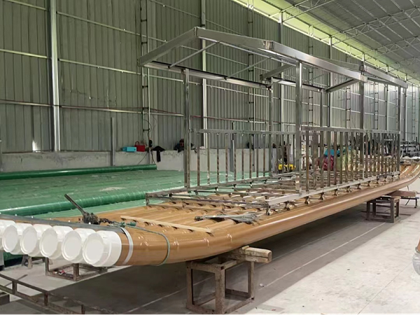 不銹鋼管竹筏船